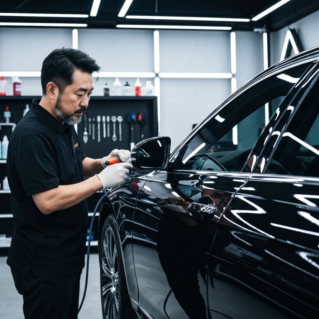 세라믹 코팅 작업